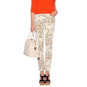CITIZENS of Humanity Mandy High Waist Retro Slim Roll Up Floral Jeans Size 27